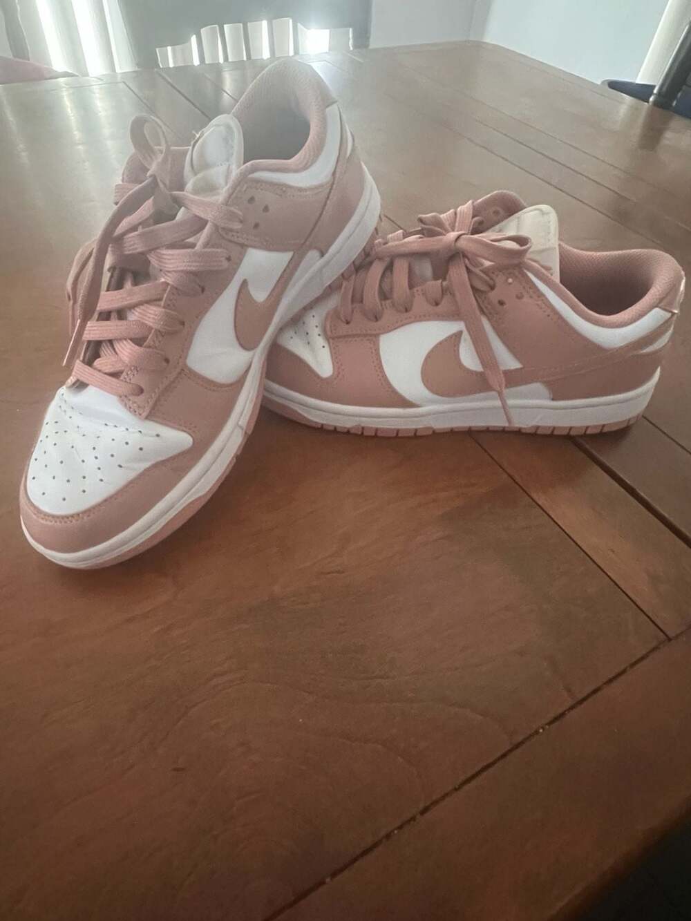 Nike Dunk Low Rose Whisper Size 8.5 White Pink